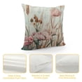 thumbnail image 4 of SHANXI  Spring Pillow Cover  Floral Bloom Decorations Seasonal Farmhouse Summer Pillow Case Decor for Sofa Couch  12x12in, 4 of 5
