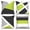 Green, variant on Dashan Black and White Throw Pillow Covers 18x18 Set of 4,Modern Abstract Geometric Pillow Cases for Bedroom Sofa Couch