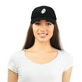 thumbnail image 5 of DALIX Ghost Embroidery Dad Hat Baseball Cap Cute Halloween in Black, 5 of 6