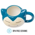 thumbnail image 3 of Taza de cerámica 3D Silver Buffalo Pokemon Snorlax Face, 590 ml, 3 of 3