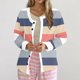 thumbnail image 1 of Cárdigan informal para mujer, cárdigan con botones y estampado navideño, chaqueta de moda, blusa para mujer, 1 of 5