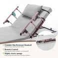 thumbnail image 5 of HSUNNS Electric Lifting Bed Backrest, 4-68° Adjustable Lifting Bed Backrest with Collapsible Safety Rails, Remote Control for Elderly Pregnant Women Patient Handicap, 300 lbs Capacity（74“x35”）, 5 of 9