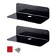 thumbnail image 2 of Cateissary Soporte para altavoz de 2 piezas, Material acrílico, práctico soporte de suspensión de pared multifuncional para cámara para casa, Negro, 2 of 6