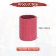 thumbnail image 3 of Uxcell 12PCS Bandas de sudor deportivas, muñequeras de algodón absorbentes para entrenamiento/baloncesto/correr [Rojo rosa, 10cm de ancho], 3 of 7