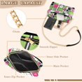 thumbnail image 3 of FORMRS Women Crossbody Purse with Chain Strap Vegan Leather Shoulder Handbag, Abstract Geometric, 3 of 7
