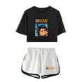 thumbnail image 3 of 2025 Hot Game Escape From Duckov Merch Game Graphic 2-Piece Outfit Women’s  Crop T-Shirts and Shorts Set for Survival RPG Game Fans, 3 of 9
