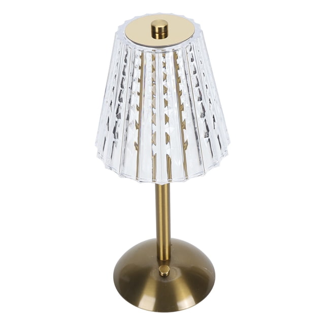 Lámpara De Noche, Lujosa Control Táctil Regulable 3 Temperaturas De Color Lámpara De Escritorio LED Recargable De 30 Cm De Alto Para Dormitorio