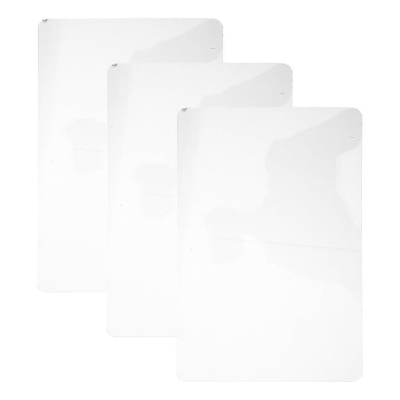 MLINS 3pcs Clear Acrylic Cutting Pads Clear Cutting Plate Acrylic Cutting Pads for Embossing Crafting Card Making Quilting Art Paper Cutting