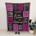 thumbnail image 6 of Retirement Gifts for Woman 2024, Retirement Blanket Gifts for Women, Best Retirement Gifts Ideas, Coworker Leaving Gift Retired Throw Blankets 50"X60", 6 of 6