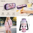 thumbnail image 7 of Yspwyqan Axolotl Backpack Set 4Pcs with Lunch Box Pencil Case Water Bottle Bag, Cherry Blossom Lightweight Girls Backpack Set for Elementary Middle School Travel Hiking, 7 of 7