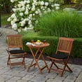 thumbnail image 3 of ARDEN Indoor/Outdoor Foam Seat Pad, 2 Pack, 17 x 16, Patio Cushion, Water repellent, Fade Resistant, Foam Cushion Black Leala, 3 of 8