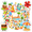 2A, variant on 35pcs-50pcs Hawaiian Stickers Stationery Stickers Cute Animal Decals Graffiti Decals for Laptops Suitcase Notebook