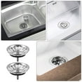 thumbnail image 3 of OUNONA 2-Pack Sink Drain Covers and Basin Plug Hole Lids, Kitchen Sink Accessories for Drain, 3 of 7