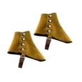 thumbnail image 4 of Polainas de gánster para hombre, regalo de Halloween, accesorios fotográficos, fundas para botas de pirata medieval de los años 20 Marrón, 4 of 9