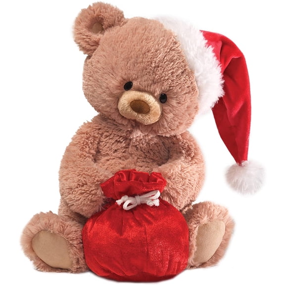 GUND Fun Christmas Tinsel Bear 12" Plush with Bag
