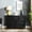 Black, variant on 7 Drawer Dresser with Innovative Feet Design / Stable Storage Solution for Living Room