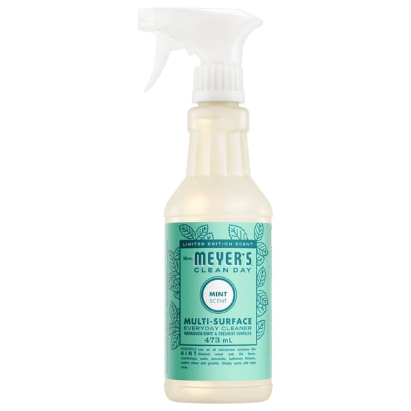 Mrs. Meyer’s Clean Day Multi-Surface Everyday Cleaner, Natural Cleaner, Mint Scent, 473 mL