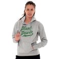 thumbnail image 3 of Plant Power Vegetarian Vegan Workout Unisex Plus Fleece Graphic Hoodie Brisco Brands 4X, 3 of 5