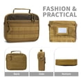 thumbnail image 2 of Neceser VELVEBAG para hombre, impermeable, de viaje, kit Dopp, color caqui, 2 of 4