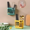 thumbnail image 3 of KULOKHUI Multi-Functional Drain Basket Dishwasher Chopstick Holder For Small Utensils Chopsticks Basket For Washing Drying Or Storing Dishwasher Basket For Small Items, 3 of 3
