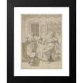 thumbnail image 2 of Gustav Heinrich Naeke 15x18 Black Modern Framed Museum Art Print Titled - Rumpelstiltskin at the Spinning-Wheel and the Dwarf (Early 19th Century), 2 of 5