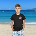 thumbnail image 5 of YABCSAZ 4th of July Baby Boys Girls Outfits Short Sleeve Tops Summer Casual T-Shirts American Flag Star Shirts Toddler Kids Patriotic Clothes Unisex Tops Independence Day Tops 7 Years, 5 of 8