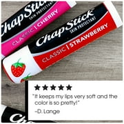 ChapStick Classic Strawberry Lip Balm Tube, 0.15 oz