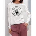 thumbnail image 2 of Raise Feminists Not Fascists Long Sleeve Women's, 2 of 4