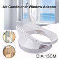 thumbnail image 1 of Accesorios de aire acondicionado portátiles duraderos de 13cm, placa de ventana práctica, conector de manguera de escape blanco, pieza adaptadora de conducto JFHHH pequeña, 1 of 5