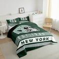 thumbnail image 3 of Erosebridal American Football Helmet Comforter Sets King Size,New York City Comforters & Duvets,Sports Theme Bedding King Comforter Set,Luxury Living Room Decor Reversible，3-Piece, 3 of 8