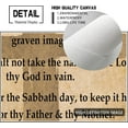 thumbnail image 6 of 10 Commandments Wall Art Bible Verse Ten Commandments Canvas Pictures Wall Decor Christian Religious Inspirational Quotes Poster Framed Artwork Painting For Kids Bedroom Bathroom Church 12"X16", 6 of 6