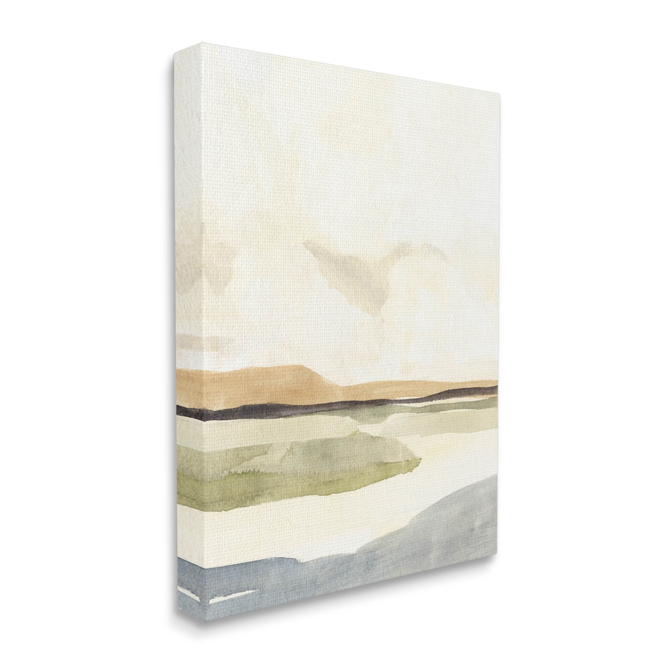 Stupell Industries Scenic River Landscape Sky Painting Gallery Wrapped Canvas Print Wall Art, Design by Annie Warren