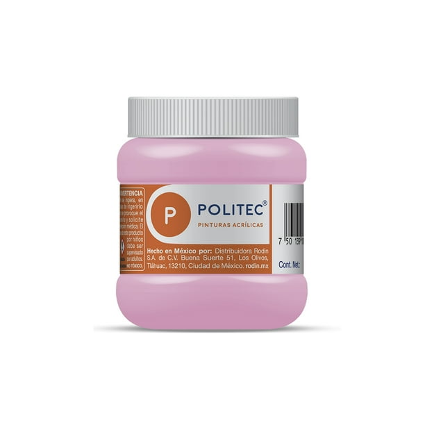 Pintura Acrílica POLITEC Rosa Pastel 250 ml