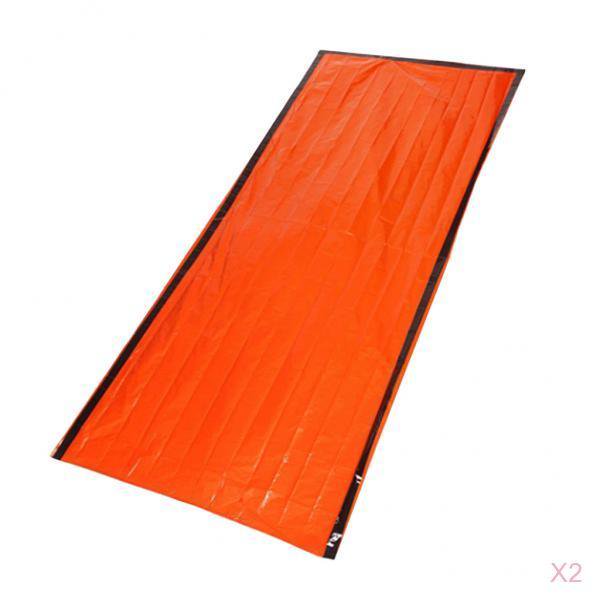 2x de Dormir Tipo Rectangular - de Acampada Brillante Ligero - Apto para Acampada, Invitados Zulema Tienda de mantas para dormir al aire libre