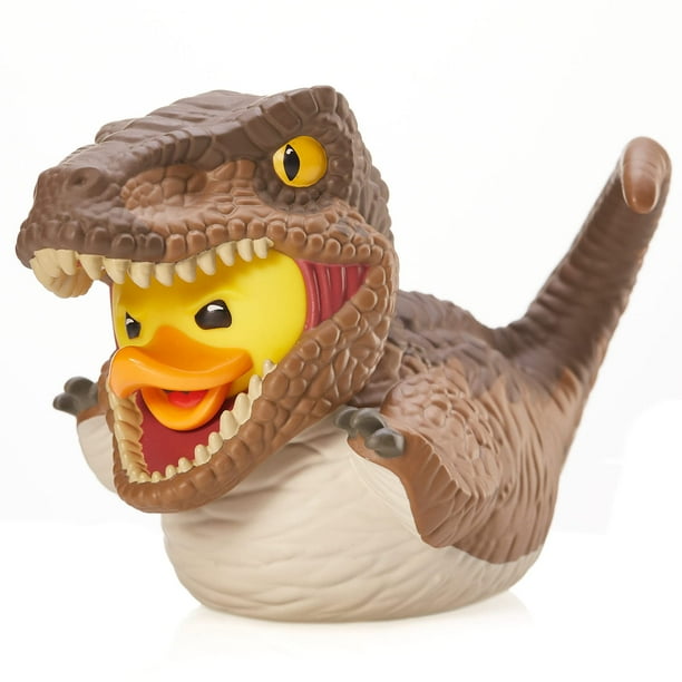 Figura de colección TUBBZ Velociraptor Edición en caja Parque Jurásico