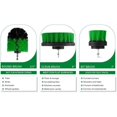 thumbnail image 5 of Brush Set Attachment Kit Pack of 5- All Purpose Power Scrubber Cleaning Set for Grout, Tiles, Sinks,(Green) (Drill Not Included), 5 of 5