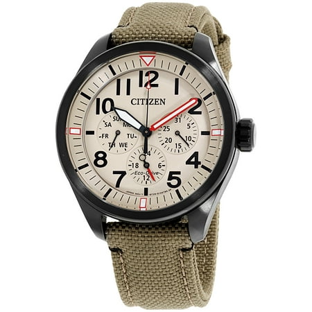 Eco-Drive Chandler Military Nylon Mens Watch (Best Military Dive Watches)