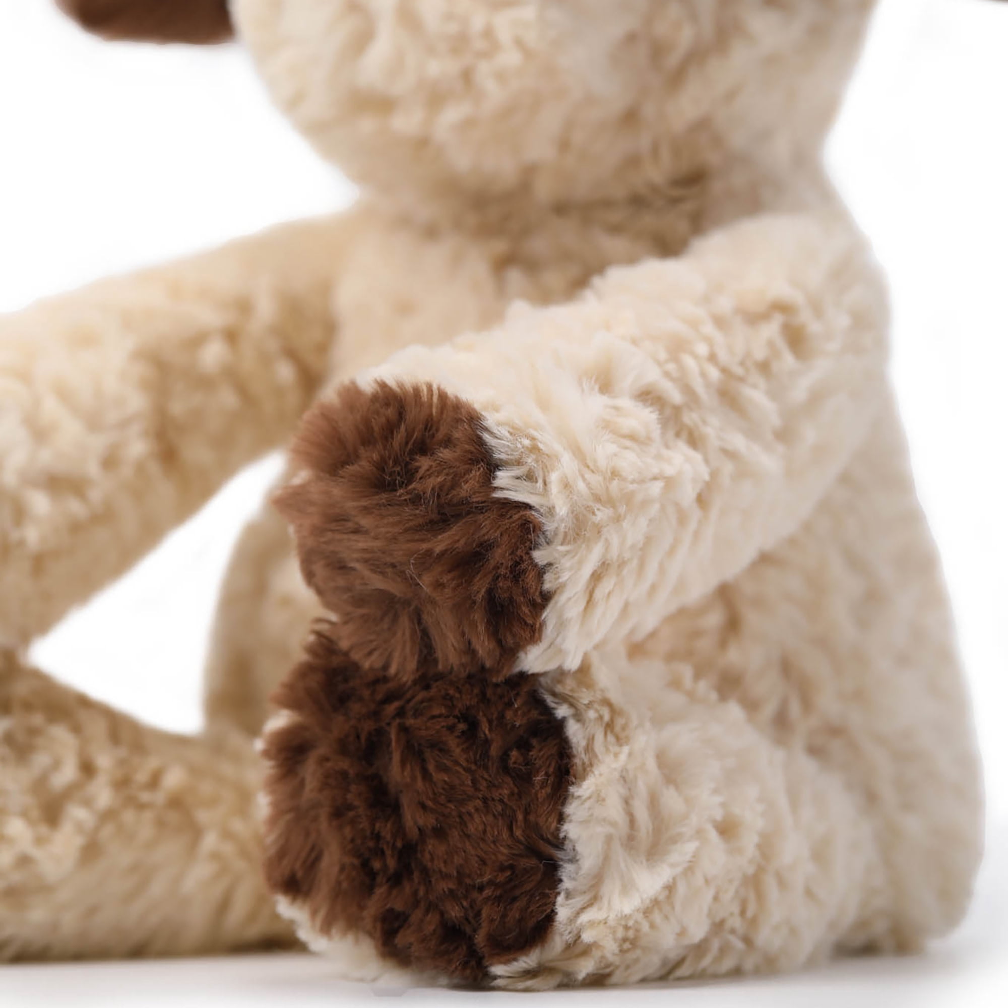 McHugs: Cute Pet Series - Toffee Dog - 9.8" Brown-Cream Stuffed Animal Plush, Soft Weighted Cuddle Toy, Cozy Comfort Play Companion, Baby-Toddler-Kids