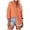 Orange, variant on Womens Tops Trendy Summer Blouses for Women 2024 White Blouse Tops Shirt Button Down Shirts Off Shoulder Batwing Sleeve Dress Shirts Long Sleeve Blouses V Neck Solid Casual Tunics Tops Spr L