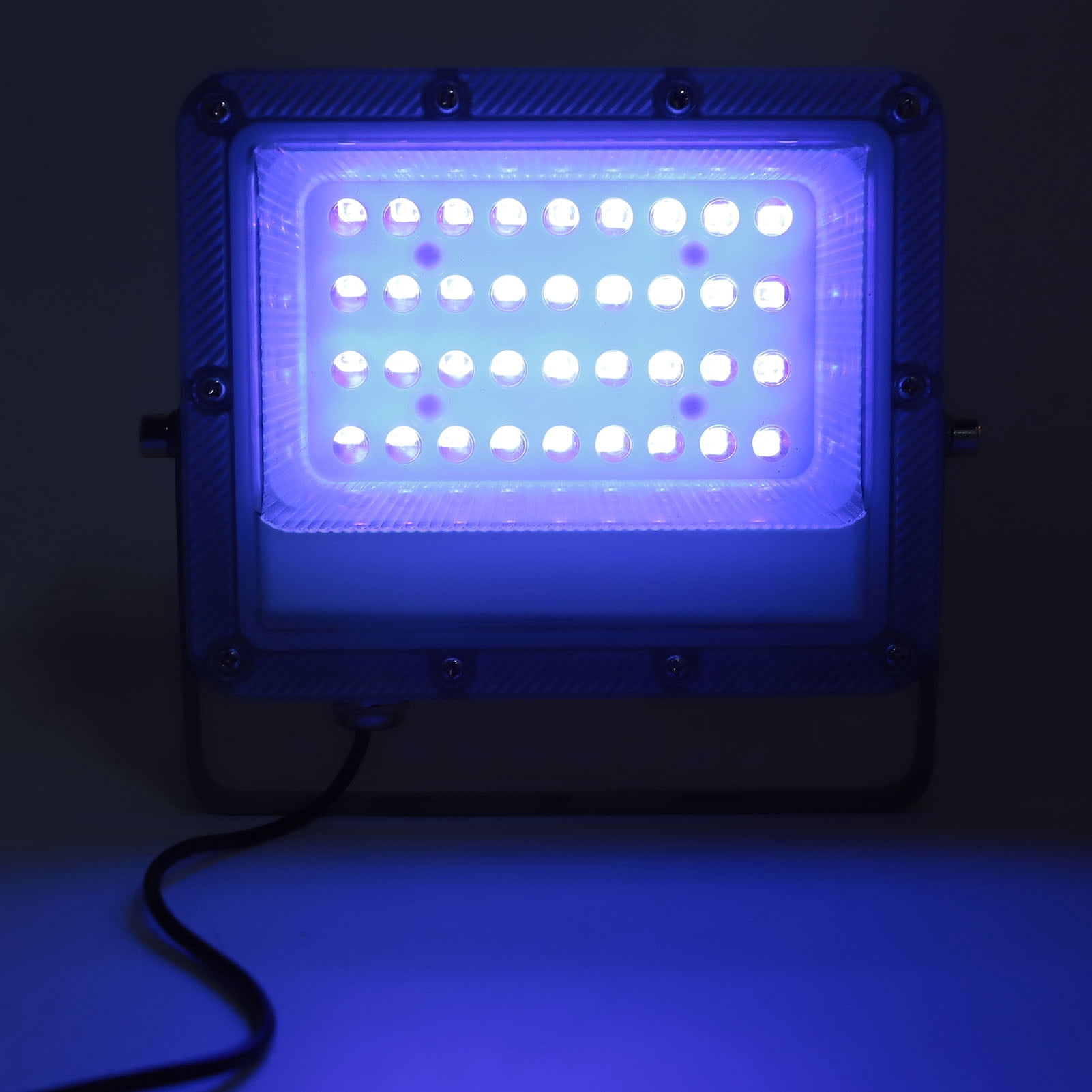 Yajisi UV LED Black Light Water Resistant USB Powered Powerful Flood Light for Glow Party Holiday Decoration Stage Lighting (7.87 inches / 20.0 cm)