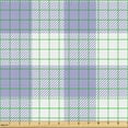 thumbnail image 2 of Ambesonne Buffalo Check Fabric by the Yard Upholstery, Stripes and Square, 10 Yards, Pale Pink Lavender Blue, 2 of 5