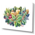 thumbnail image 2 of Designart Elegant Christmas Plant Composition Traditional Canvas Wall Art, 2 of 4