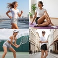 thumbnail image 6 of URATOT Women's Cotton Active Shorts, 2 Packs, Drawstring Waist, Light Activity & Casual Wear, Sizes S–XL, 6 of 6