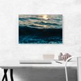 thumbnail image 2 of ARTCANVAS Ocean Wave Home Decor Rectangle Canvas Art Print - Size: 26" x 18" (1.50" Deep), 2 of 9
