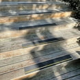 thumbnail image 6 of Outdoor Stair Treads Non-Slip Safety Tape, Pre-Cut Anti Slip Tape with Reflective Stripe, Heavy Duty Traction Grip Tape for Wooden Steps, Concrete Stairs, Decks, 1 Pcs, 24.01x3.93", 6 of 8