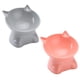 thumbnail image 1 of Comedero elevado para gatos, de plástico, para comida y agua, 1 of 6
