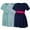 Light Green/Dusty Blue/Navy-Rose, variant on Women's Maternity Tops Shirts Short Sleeve Pregnancy Clothes 3-Pack