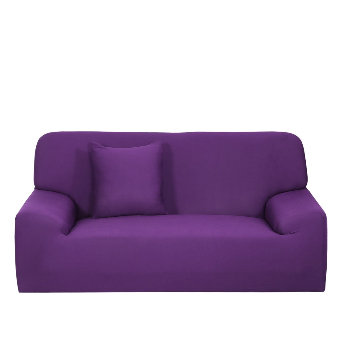 Unique Bargains 1Piece Modern Stretch XL Sofa Slipcover, Purple