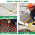 thumbnail image 5 of Magnetic Wire Puller, 4 Pack Magnetic Wire Puller Set with Magnetic Wires, Nylon Ropes, Magnetic Wire Guide Cable Wire Fishing Tools, 5 of 5