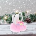 thumbnail image 3 of Panier de Pâques avec Poignée Panier de Fleurs Lapin Adorable Panier de Rangement Multi-Usage pour Jouets Bonbons, 3 of 9